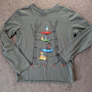 Cat & Jack Forest Animals Long Sleeve Tee